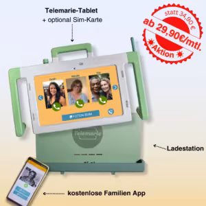 Das Telemarie Senioren Tablet 30 Tage kostenlos Testen